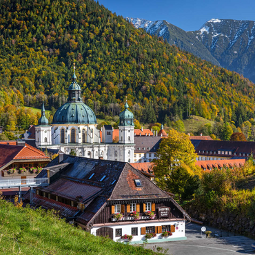 Benedictine Abbey Ettal Monastery 100 Jigsaw Puzzle 3D Modell