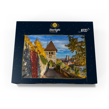 Neckarhaldentor and view to the old town, Esslingen am Neckar 1000 Jigsaw Puzzle box view1