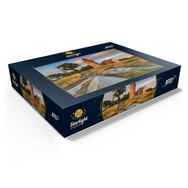 Evening at Hammeren Fyr lighthouse near Sandvig 1000 Jigsaw Puzzle box view1