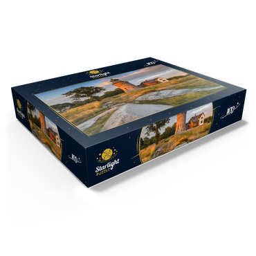 Evening at Hammeren Fyr lighthouse near Sandvig 100 Jigsaw Puzzle box view1