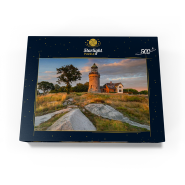 Evening at Hammeren Fyr lighthouse near Sandvig 500 Jigsaw Puzzle box view1
