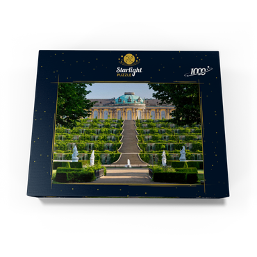 Sanssouci Palace with the vineyard terraces in the park, Potsdam 1000 Jigsaw Puzzle box view1