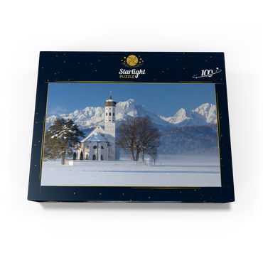 Pilgrimage church of St. Coloman near Schwangau, Füssen in Ostallgäu 100 Jigsaw Puzzle box view1