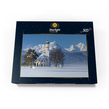 Pilgrimage church of St. Coloman near Schwangau, Füssen in Ostallgäu 500 Jigsaw Puzzle box view1