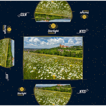 Schönenbergkirche, pilgrimage church Schönenberg near Ellwangen, Ostalbkreis, Swabian Alb 1000 Jigsaw Puzzle box 3D Modell