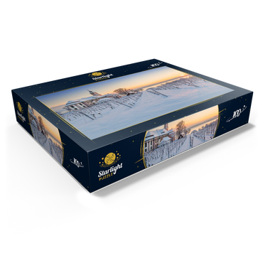 Evening at the pilgrimage church Birnau near Unteruhldingen at Lake Constance 100 Jigsaw Puzzle box view1