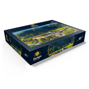 Bendictine Monastery Ettal, Ammergau Alps, Ammer Valley 100 Jigsaw Puzzle box view1