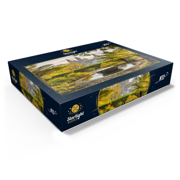 View from Parque da Alameda to the Cathedral of Santiago de Compostela, Camino Francés 100 Jigsaw Puzzle box view1