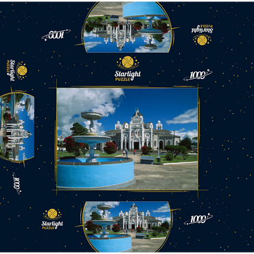 Basilica de Nuestra Senora de los Angeles in Cartago, Costa Rica 1000 Jigsaw Puzzle box 3D Modell