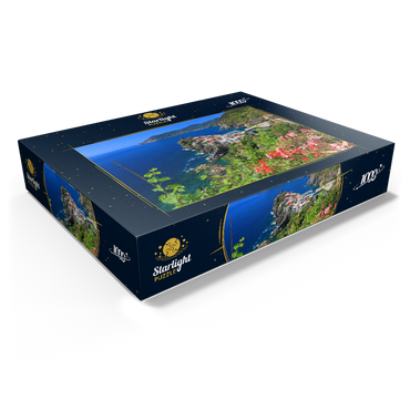 Coastal landscape with view of Vernazza, Italian Riviera, Cinque Terre, Liguria, Italy 1000 Jigsaw Puzzle box view1