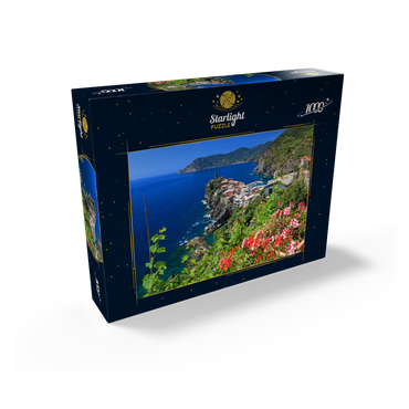Coastal landscape with view of Vernazza, Italian Riviera, Cinque Terre, Liguria, Italy 1000 Jigsaw Puzzle box view1