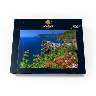 Coastal landscape with view of Vernazza, Italian Riviera, Cinque Terre, Liguria, Italy 500 Jigsaw Puzzle box view1