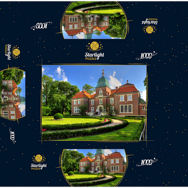 Sielhof in Neuharlingersiel, East Frisia, Lower Saxony, Germany 1000 Jigsaw Puzzle box 3D Modell
