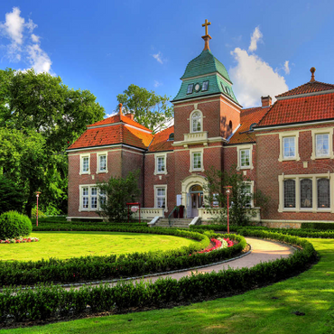 Sielhof in Neuharlingersiel, East Frisia, Lower Saxony, Germany 100 Jigsaw Puzzle 3D Modell