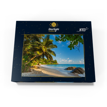 Granite rocks at Carana Beach in Carana Bay, Seychelles 1000 Jigsaw Puzzle box view1