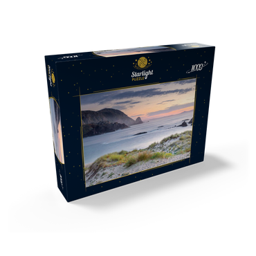 Evening at the beach Praia de A Mouriillá near Valdoviño 1000 Jigsaw Puzzle box view1