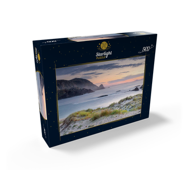 Evening at the beach Praia de A Mouriillá near Valdoviño 500 Jigsaw Puzzle box view1