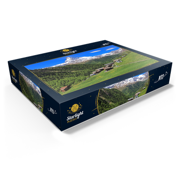 Hamlet Findeln against Matterhorn (4478m), Zermatt, Canton Valais, Switzerland 100 Jigsaw Puzzle box view1