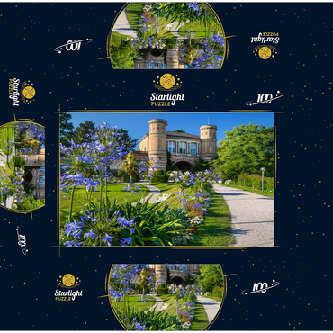 Gatehouse at the Orangery in the Botanical Garden in the Palace Garden of Karlsruhe Palace 100 Jigsaw Puzzle box 3D Modell