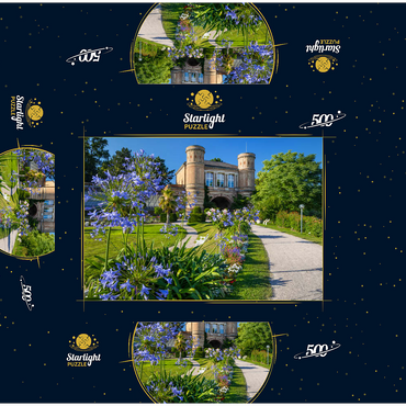 Gatehouse at the Orangery in the Botanical Garden in the Palace Garden of Karlsruhe Palace 500 Jigsaw Puzzle box 3D Modell