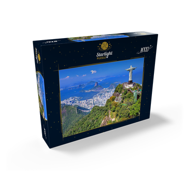 Christ statue Cristo Redentor on Corcovado (710m), Rio de Janeiro, Brazil 1000 Jigsaw Puzzle box view1