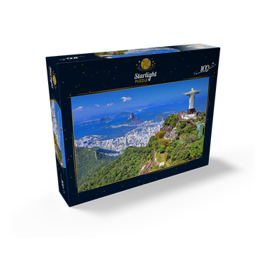 Christ statue Cristo Redentor on Corcovado (710m), Rio de Janeiro, Brazil 100 Jigsaw Puzzle box view1