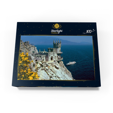 Rock castle Schalbennest near Yalta, Crimean Peninsula, Ukraine 100 Jigsaw Puzzle box view1