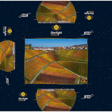 Vineyards near Rotenberg in the district of Untertürkheim 1000 Jigsaw Puzzle box 3D Modell