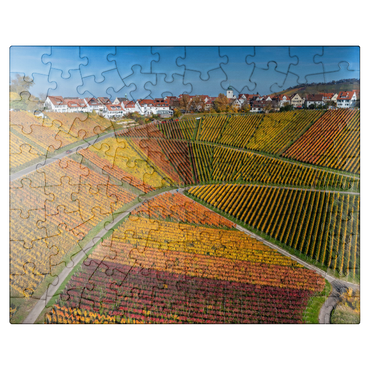 puzzleplate Vineyards near Rotenberg in the district of Untertürkheim 100 Jigsaw Puzzle