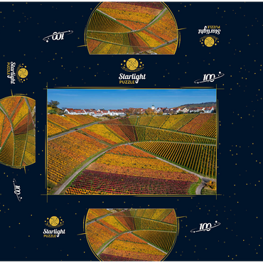 Vineyards near Rotenberg in the district of Untertürkheim 100 Jigsaw Puzzle box 3D Modell