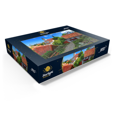 Old town with St. Mary's Cathedral, Visby, Gotland, Sweden 1000 Jigsaw Puzzle box view1