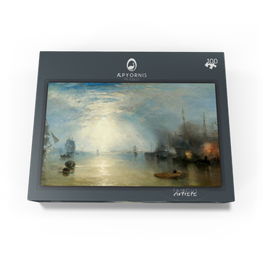 Keelmen Heaving in Coals by Moonlight 100 Jigsaw Puzzle box view1