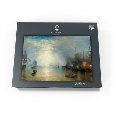 Keelmen Heaving in Coals by Moonlight 500 Jigsaw Puzzle box view1