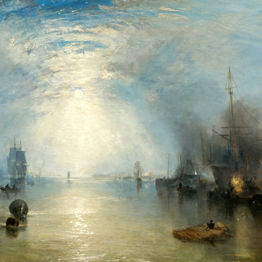 Keelmen Heaving in Coals by Moonlight 500 Jigsaw Puzzle 3D Modell