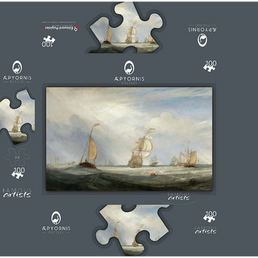 Helvoetsluys: the City of Utrecht, 64, Going to Sea 100 Jigsaw Puzzle box 3D Modell