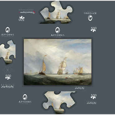 Helvoetsluys: the City of Utrecht, 64, Going to Sea 500 Jigsaw Puzzle box 3D Modell