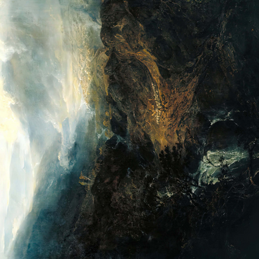 Morning among the Coniston Fells, Cumberland 500 Jigsaw Puzzle 3D Modell