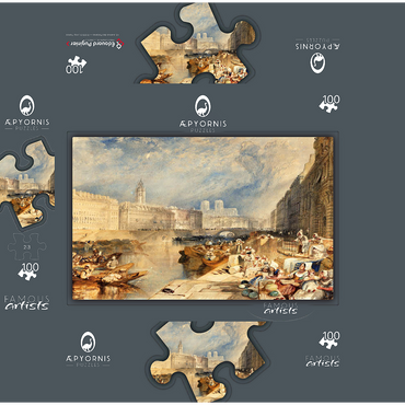 Nantes 100 Jigsaw Puzzle box 3D Modell