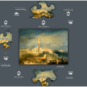 Juliet and her Nurse 1000 Jigsaw Puzzle box 3D Modell