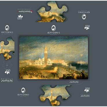 Juliet and her Nurse 100 Jigsaw Puzzle box 3D Modell