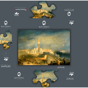 Juliet and her Nurse 500 Jigsaw Puzzle box 3D Modell