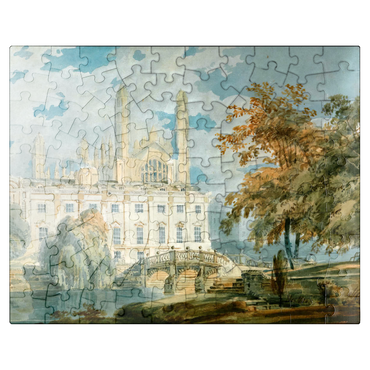 puzzleplate Clare Hall and King's College Chapel, Cambridge, from the Banks of the River Cam 100 Jigsaw Puzzle