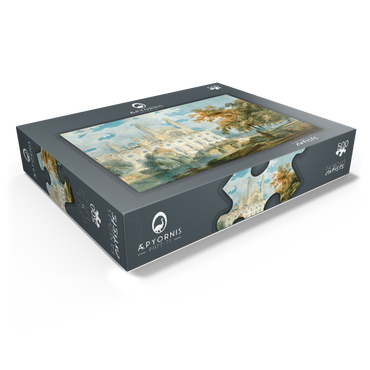 Clare Hall and King's College Chapel, Cambridge, from the Banks of the River Cam 500 Jigsaw Puzzle box view1