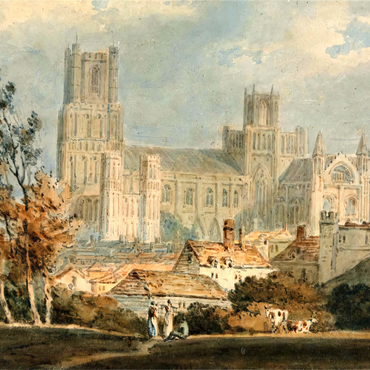 View of Ely Cathedral 1000 Jigsaw Puzzle 3D Modell