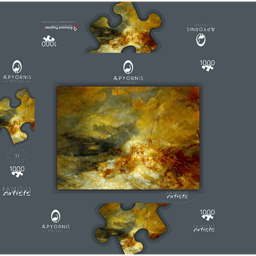 A Disaster at Sea 1000 Jigsaw Puzzle box 3D Modell