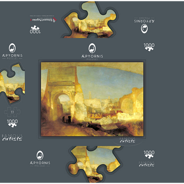 Roman Forum, for Mr Soane's Museum 1000 Jigsaw Puzzle box 3D Modell