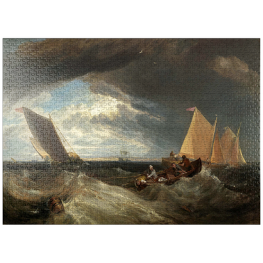 puzzleplate The Junction of the Thames and the Medway 1000 Jigsaw Puzzle