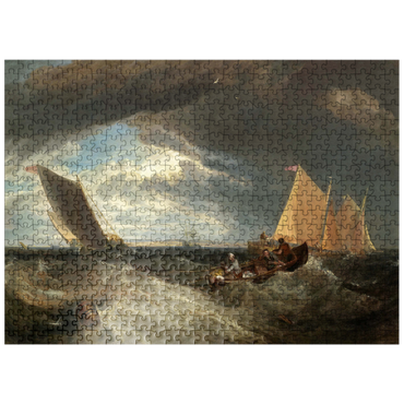 puzzleplate The Junction of the Thames and the Medway 500 Jigsaw Puzzle