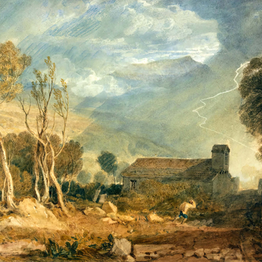 Ingleborough from Chapel-Le-Dale 1000 Jigsaw Puzzle 3D Modell