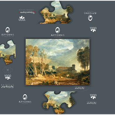 Ingleborough from Chapel-Le-Dale 1000 Jigsaw Puzzle box 3D Modell